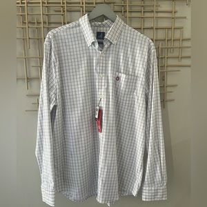 Johnnie-O Large Men’s Ohio State Button Up